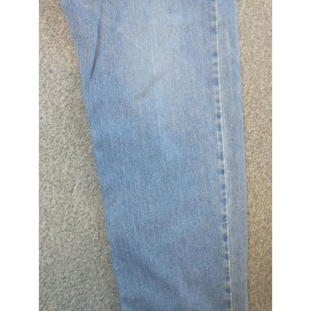 Levis 550 Relaxed Fit Jeans Men 40x35 Light Wash Blue Denim Tapered Leg 550-0260